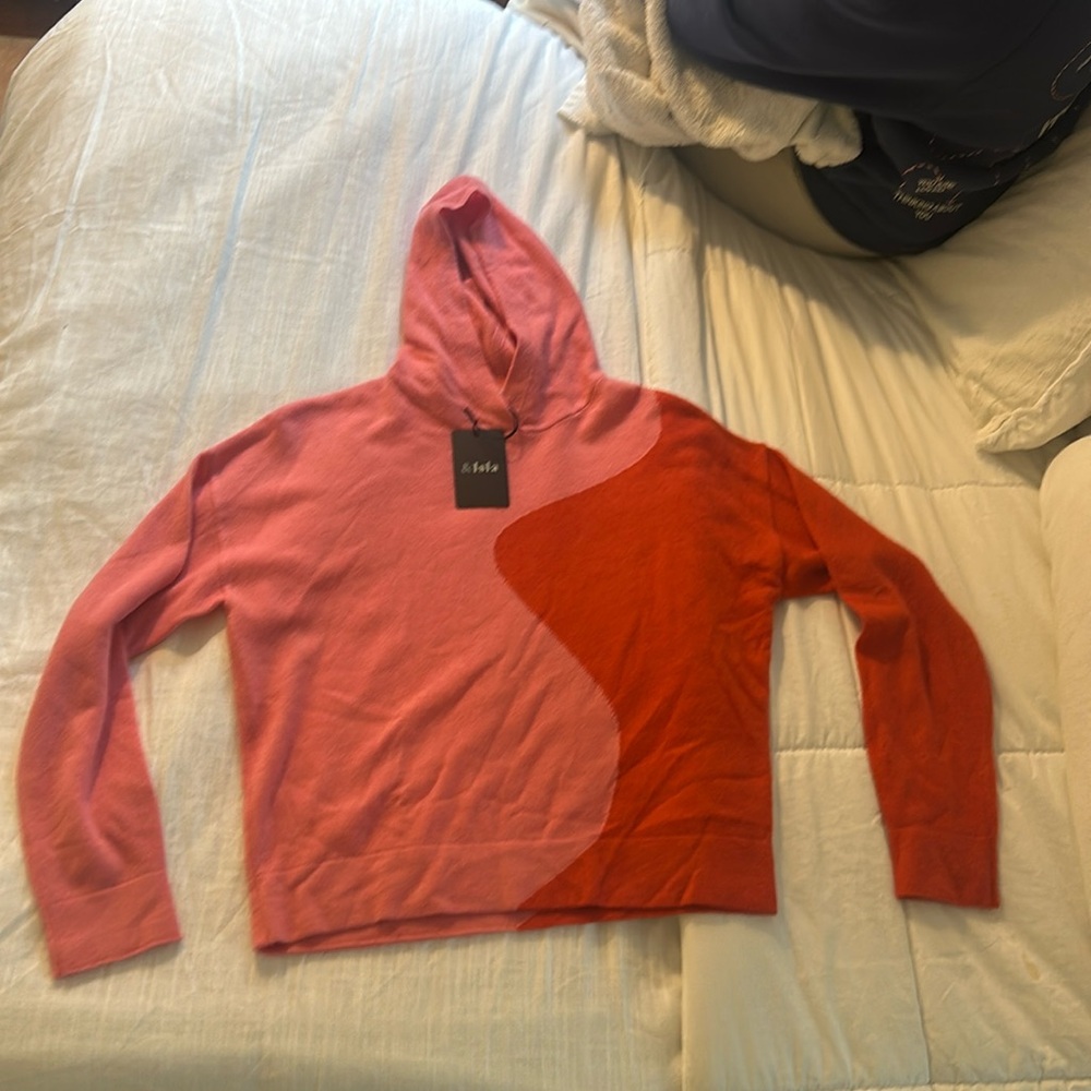 NWT Cashmere hoodie